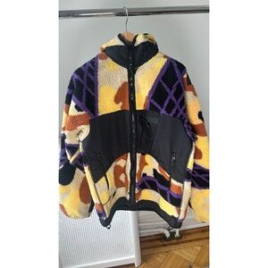 P.A.M. Perks and Mini Dna Camouflage Faux Shearling Jacket Yellow/Black